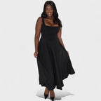 Maribel™ | Vestido Midi con escote cuadrado