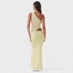 Seranella™ | Vestido maxi asimétrico con corte