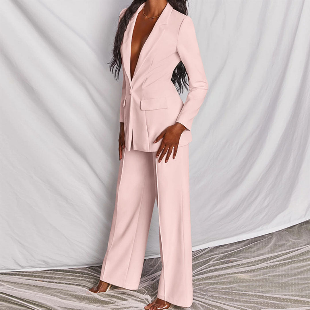 Lara™ | Elegante Blazer y Conjunto de Pantalones