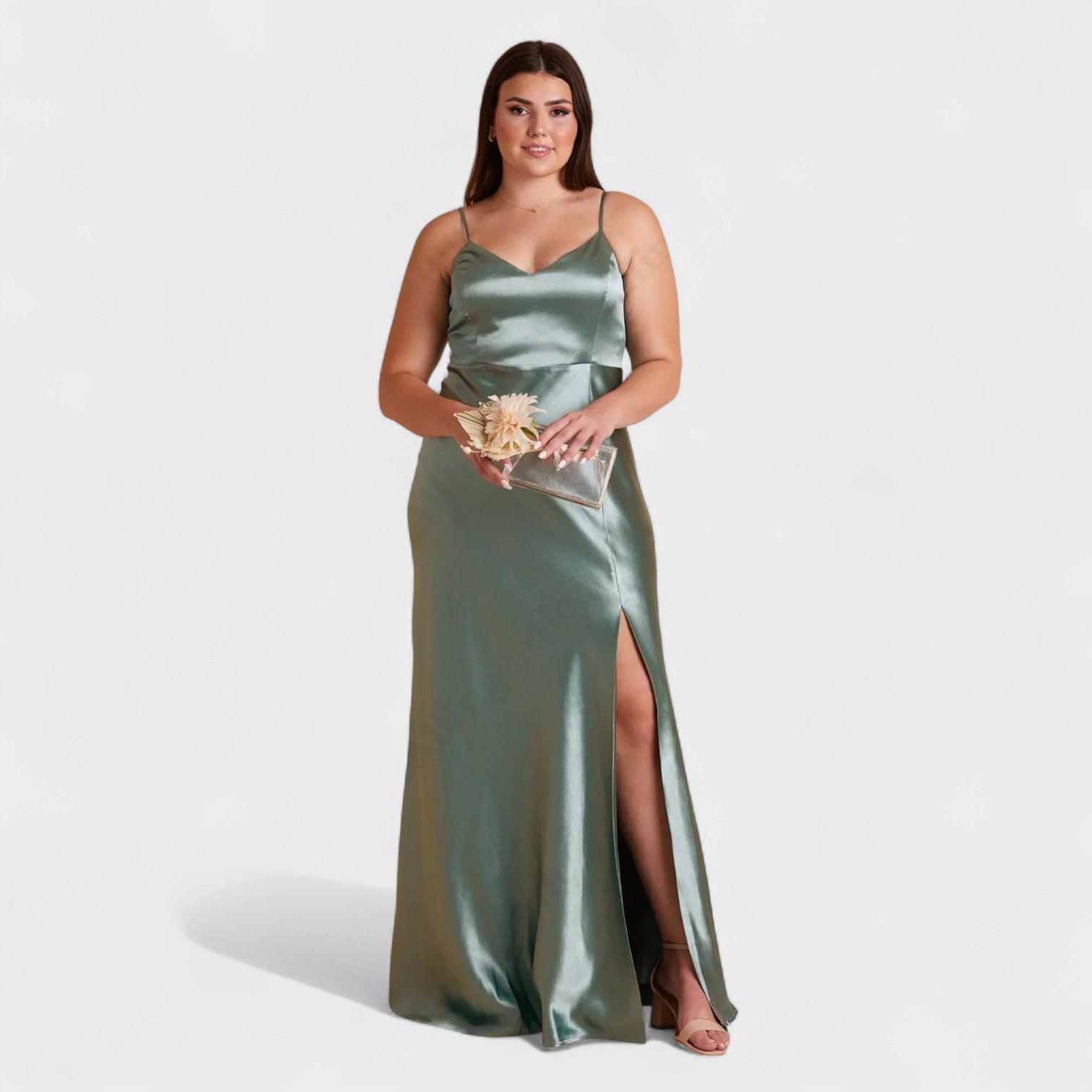 Lucía Satin™ | Vestido largo