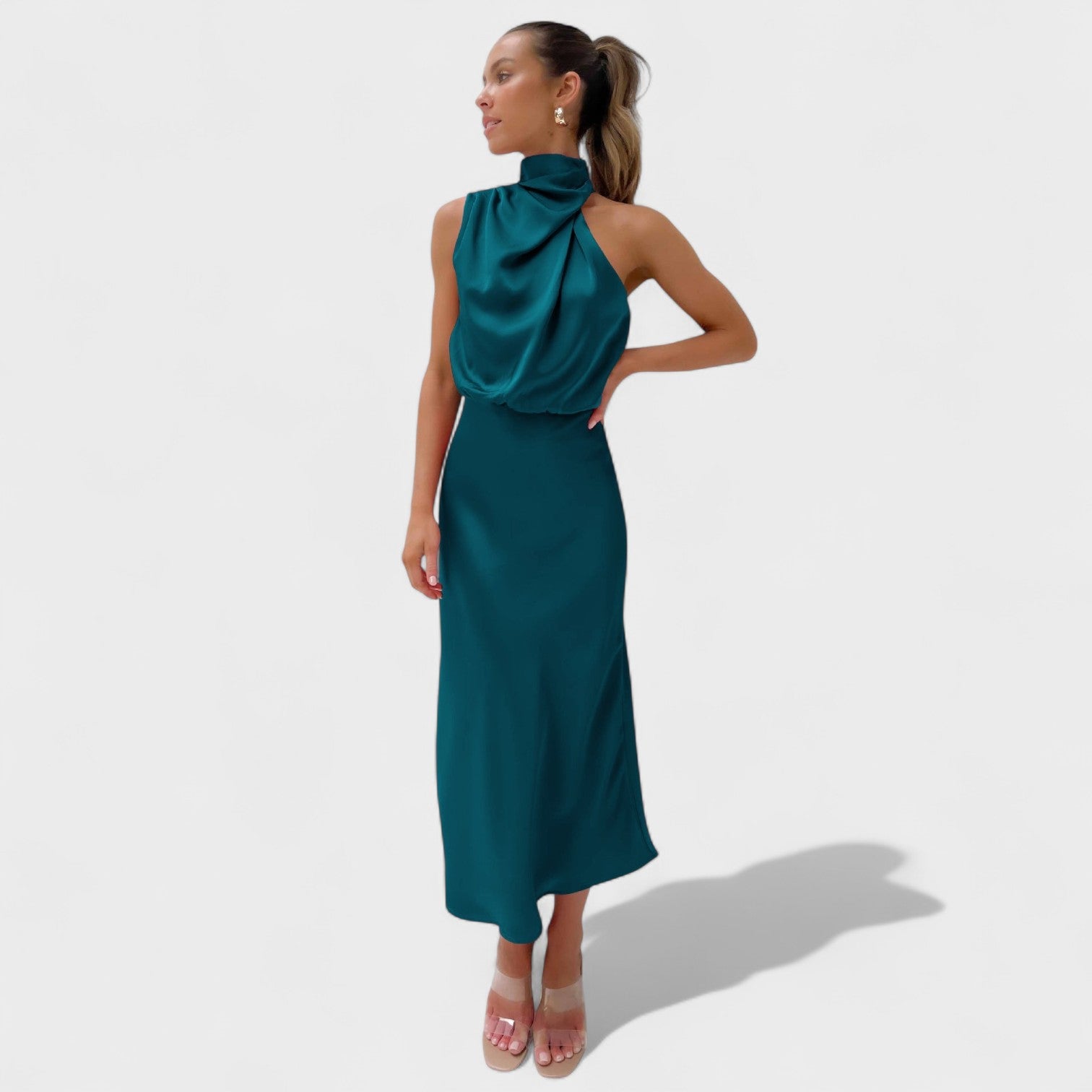 Alba™ | Vestido Satin Elegance