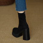 Olga™ | Botas con estilo moderno y la comodidad de la gamuza
