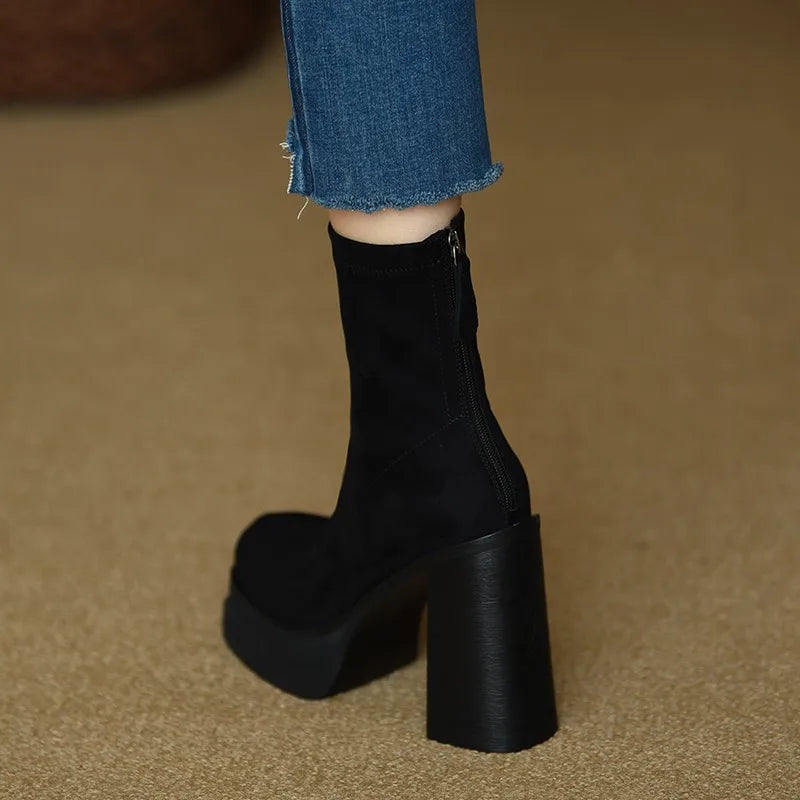 Olga™ | Botas con estilo moderno y la comodidad de la gamuza