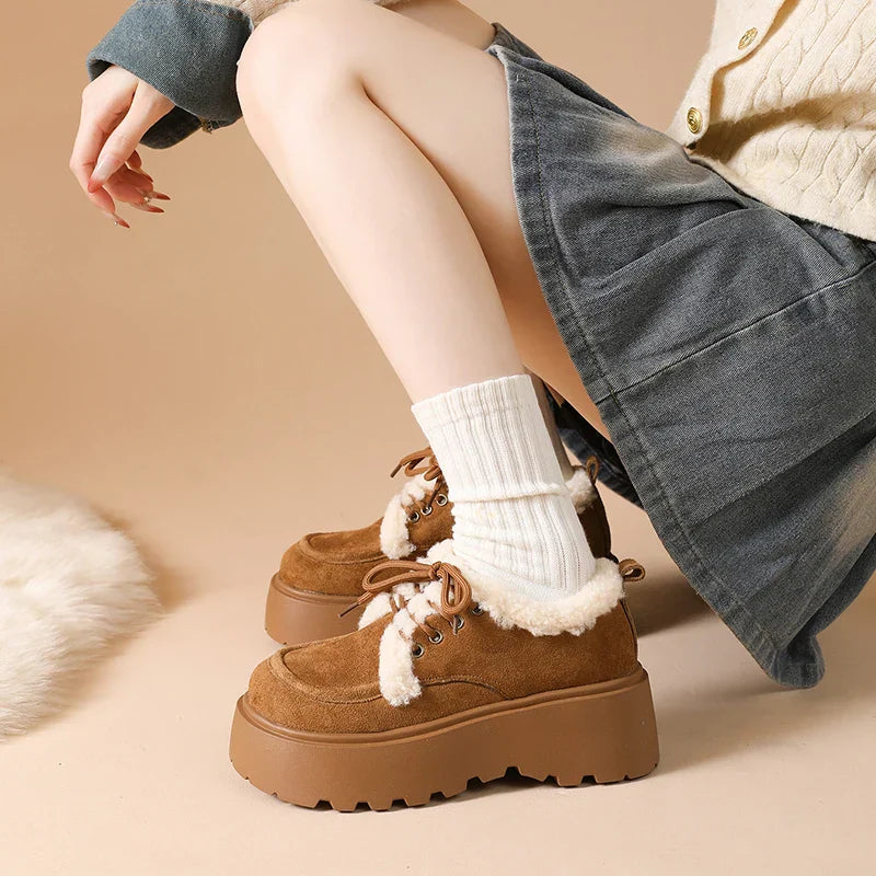 Gabriela™ | Botas de Invierno con elevación y encanto natural