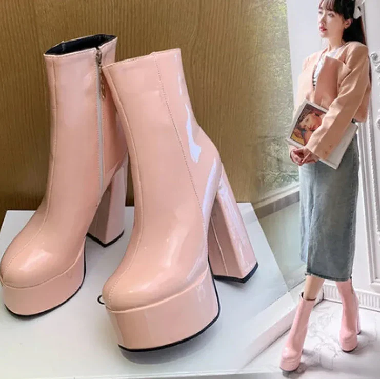 Carina™ | Botas con plataforma super alta con encanto y confianza