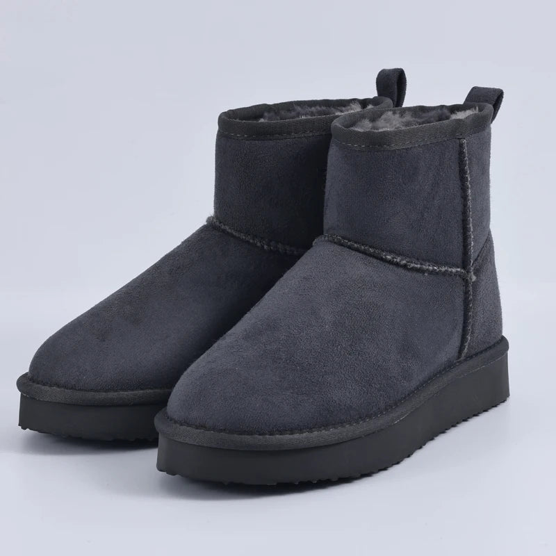 Amara™ | Bota Clásica Femenina de Invierno con Forro Peludo Interior