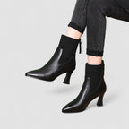 Clara™ | Botas con plataforma de Cuero