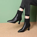 Clara™ | Botas con plataforma de Cuero