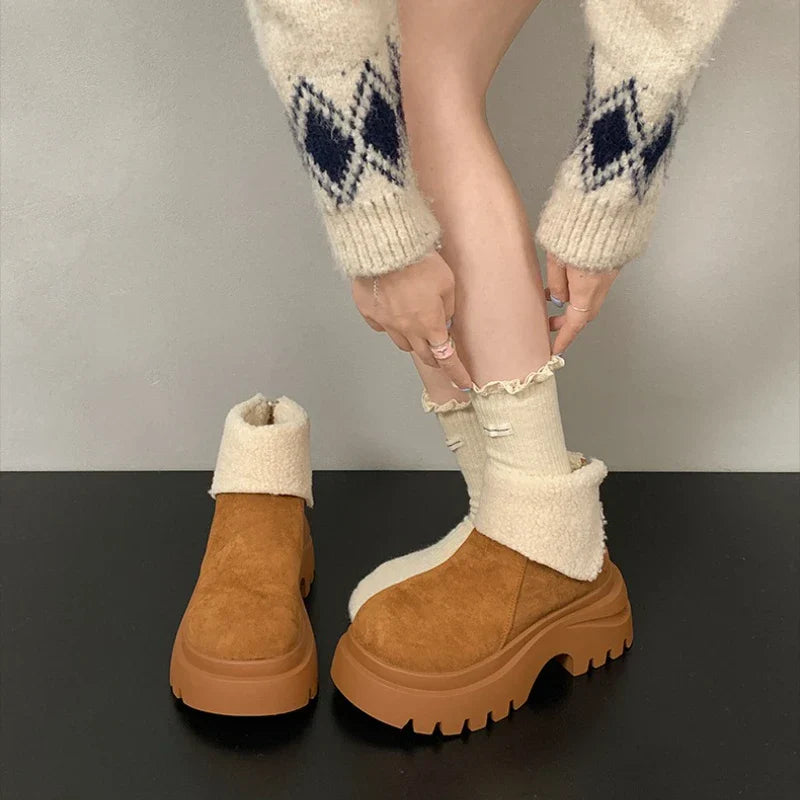 Jazmin™ | Plataforma gruesa y diseño minimalista para un invierno con estilo