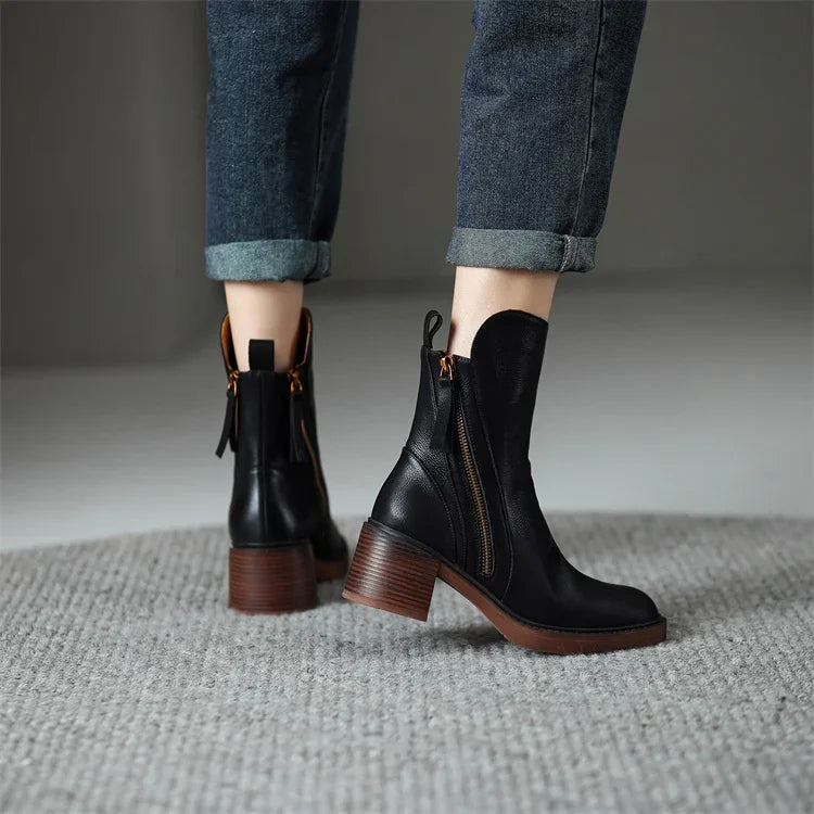 Klara™ - Botas de piel