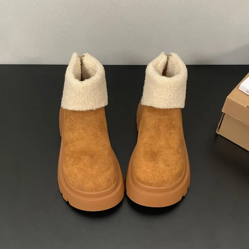Jazmin™ | Plataforma gruesa y diseño minimalista para un invierno con estilo
