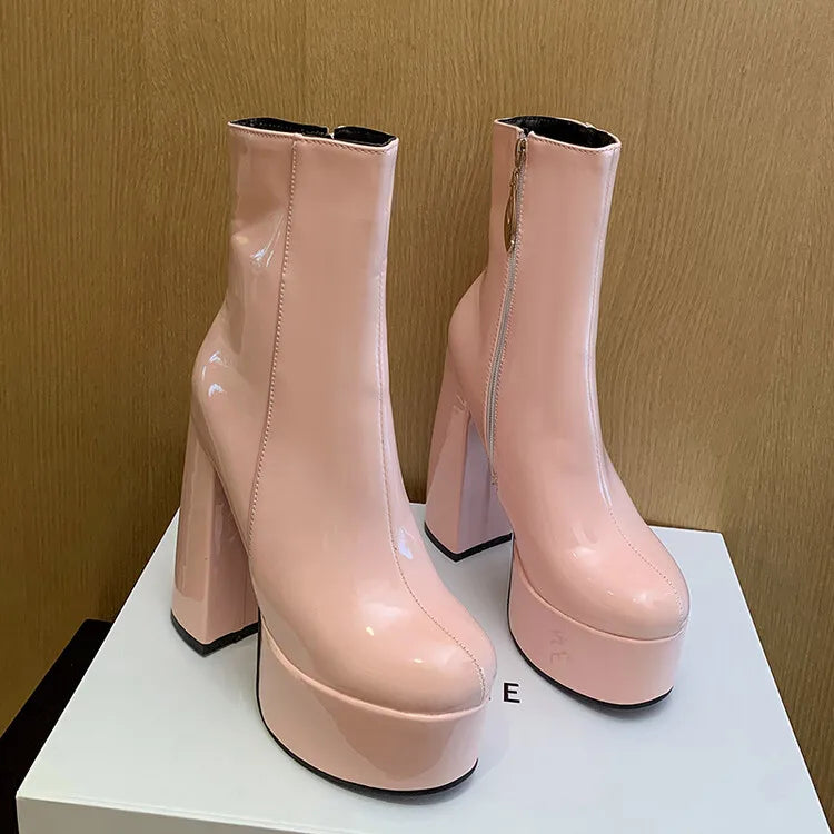 Carina™ | Botas con plataforma super alta con encanto y confianza