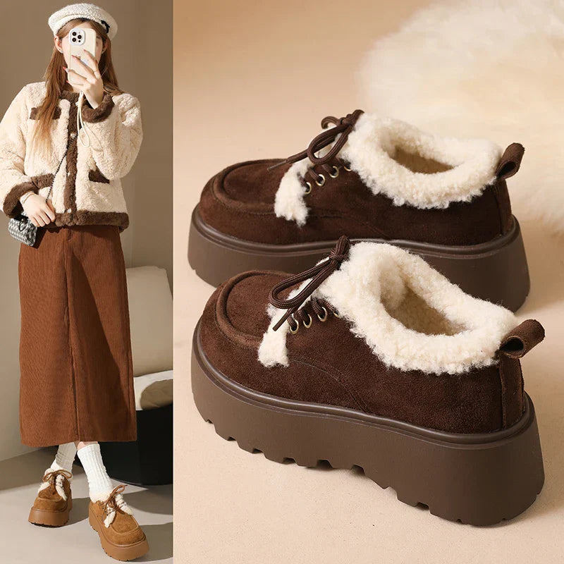 Gabriela™ | Botas de Invierno con elevación y encanto natural
