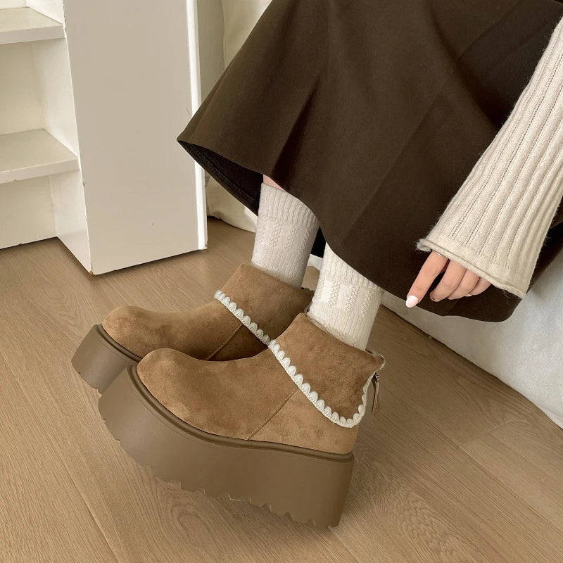 Benedita™ | Botas con plataforma elegante para días fríos