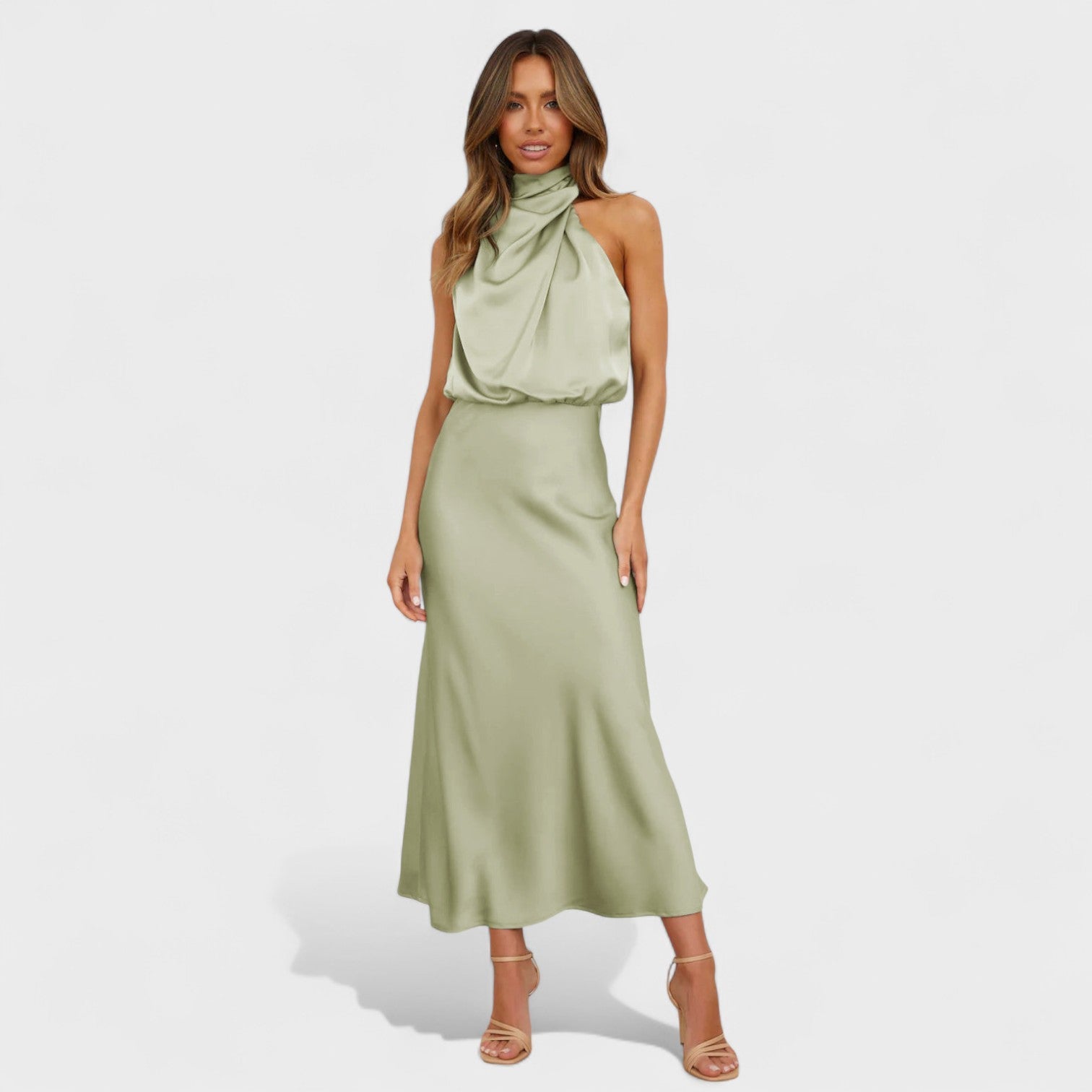 Alba™ | Vestido Satin Elegance