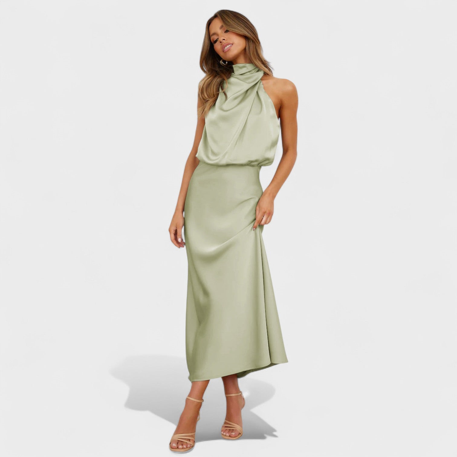 Alba™ | Vestido Satin Elegance