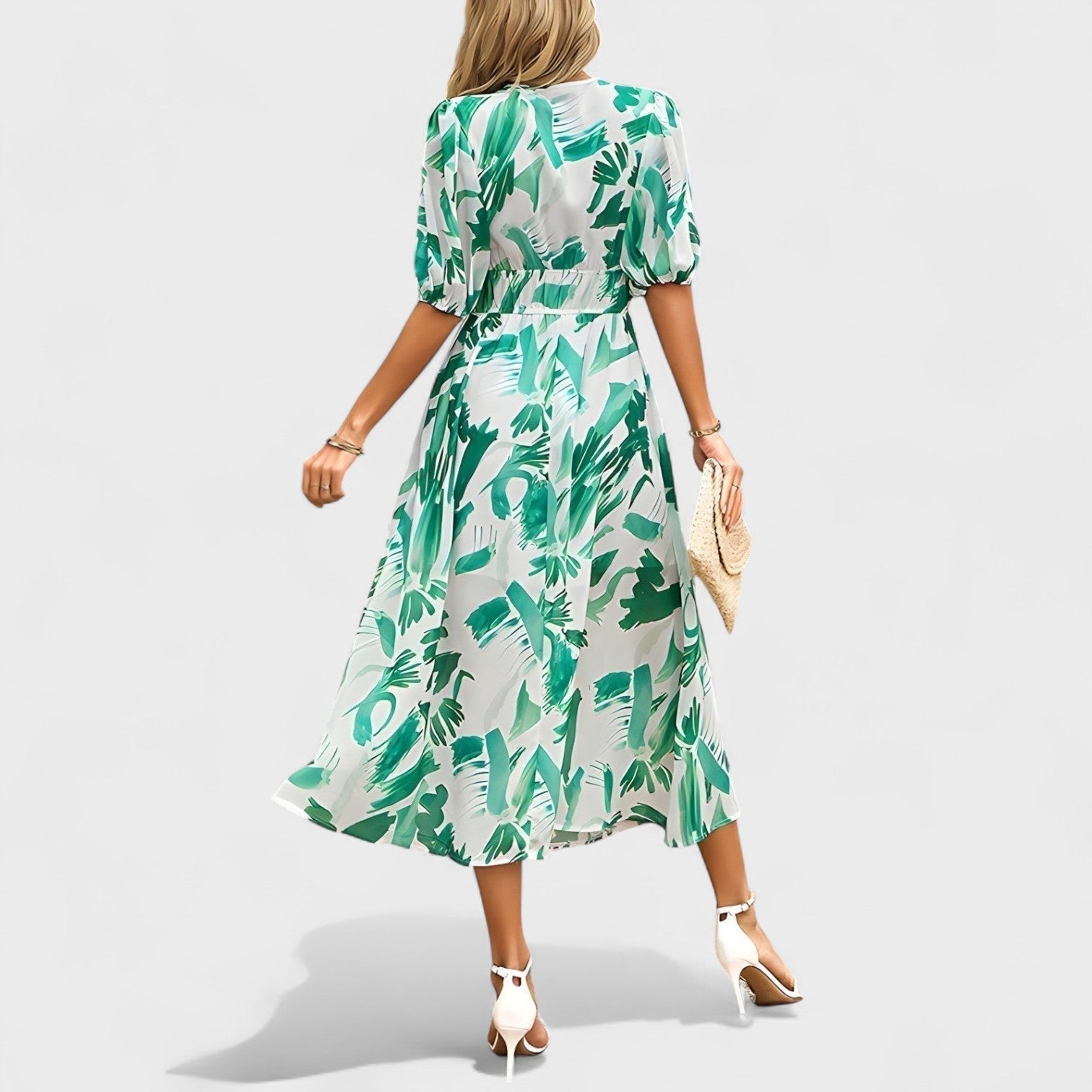 Clara™ | Vestido Midi Floral Elegante