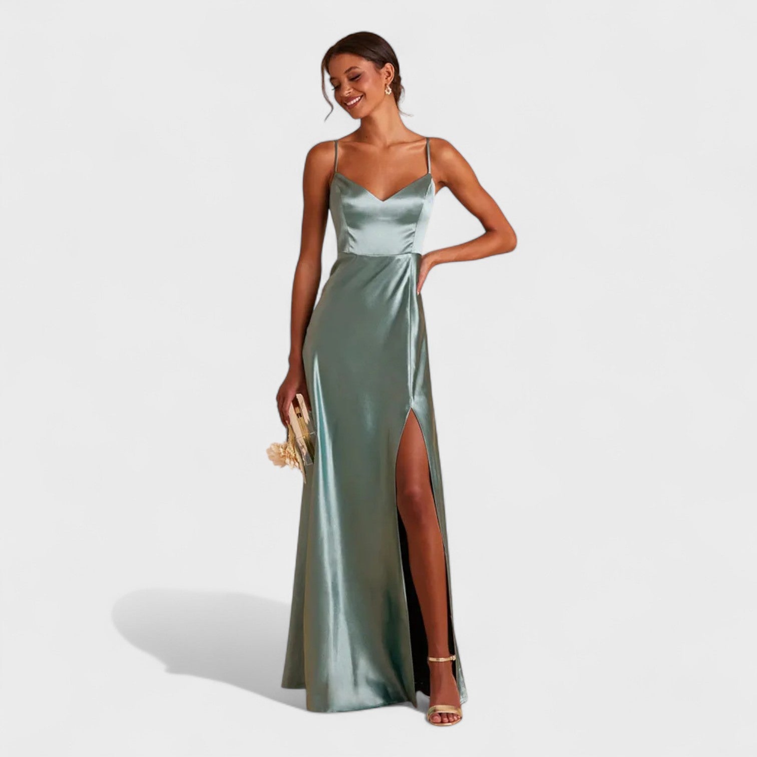 Lucía Satin™ | Vestido largo