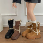 Danna™ | Botas de invierno con plataforma de diseño moderno y acogedor