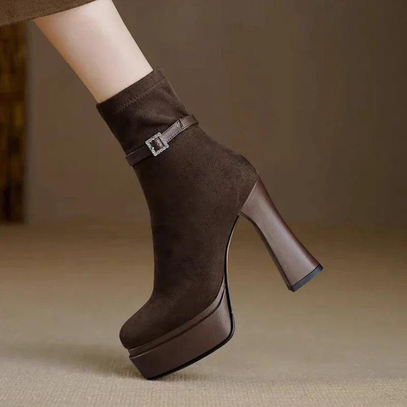 Yanete™ | Botas de plataforma de lujo con confort y estilo en cada paso