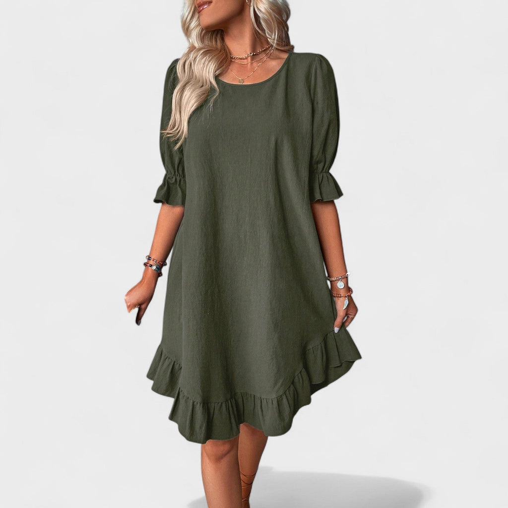 Sassa™ | Vestido casual con volantes