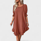 Sassa™ | Vestido casual con volantes