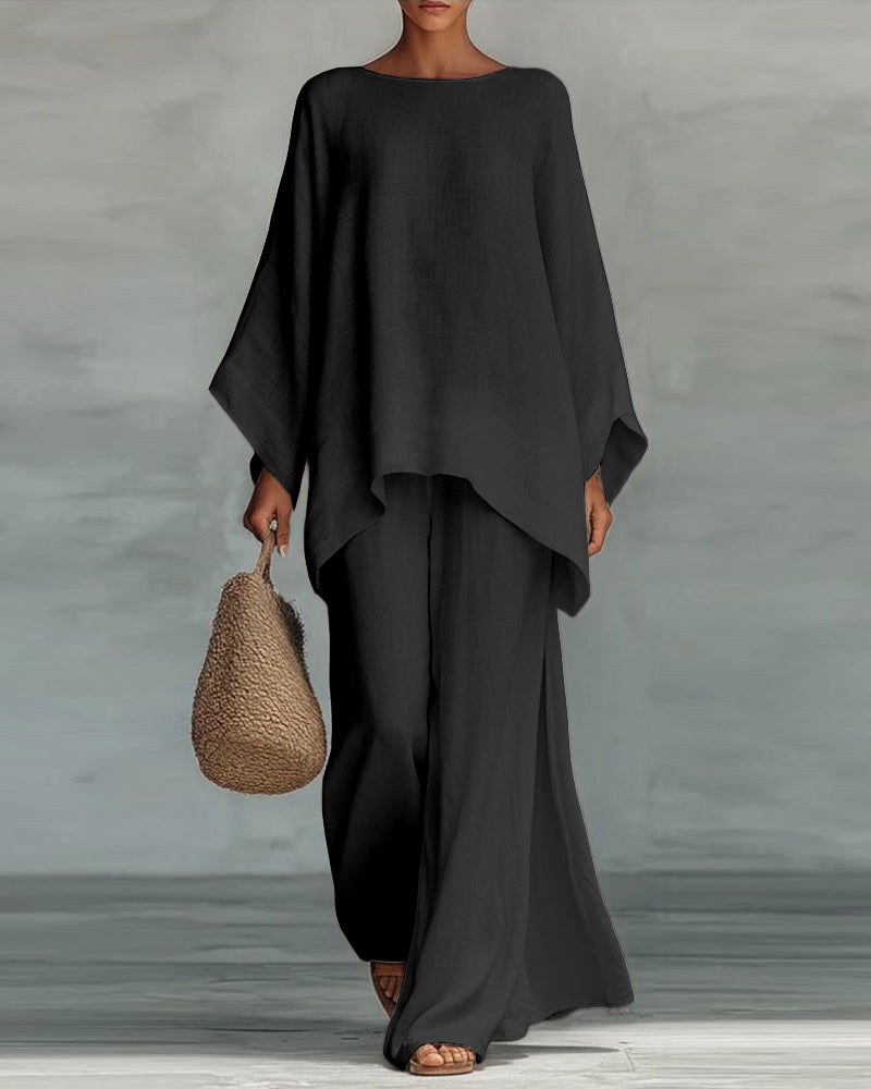 LINARA™ | Conjunto de Lino Moderno y Elegante