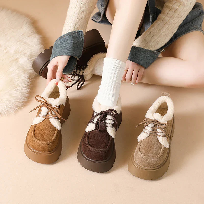 Gabriela™ | Botas de Invierno con elevación y encanto natural