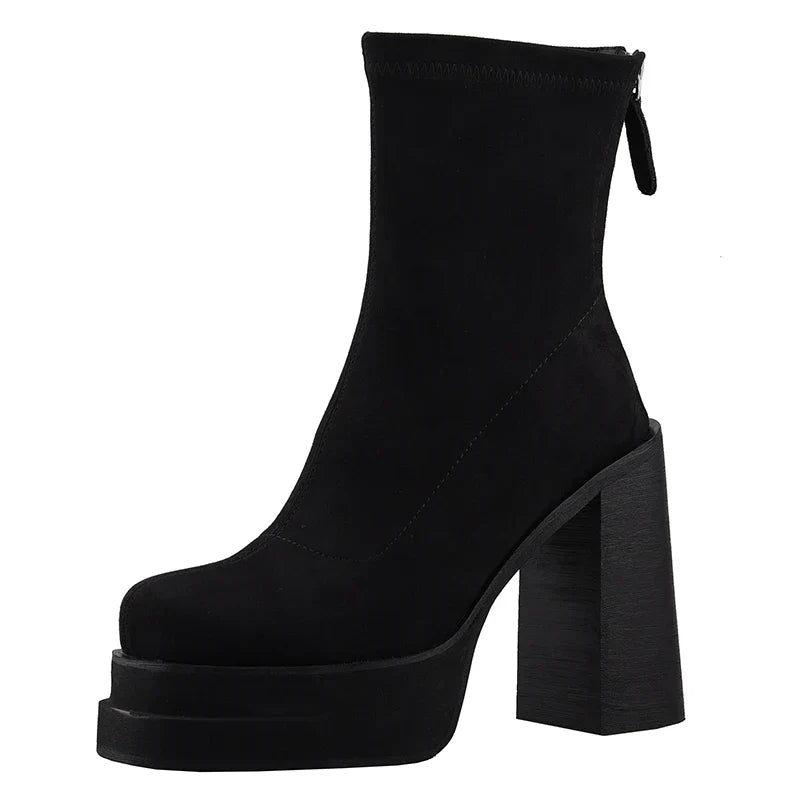 Olga™ | Botas con estilo moderno y la comodidad de la gamuza