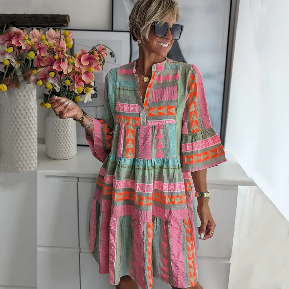 Juliane™ | Vestido de columpio con capas