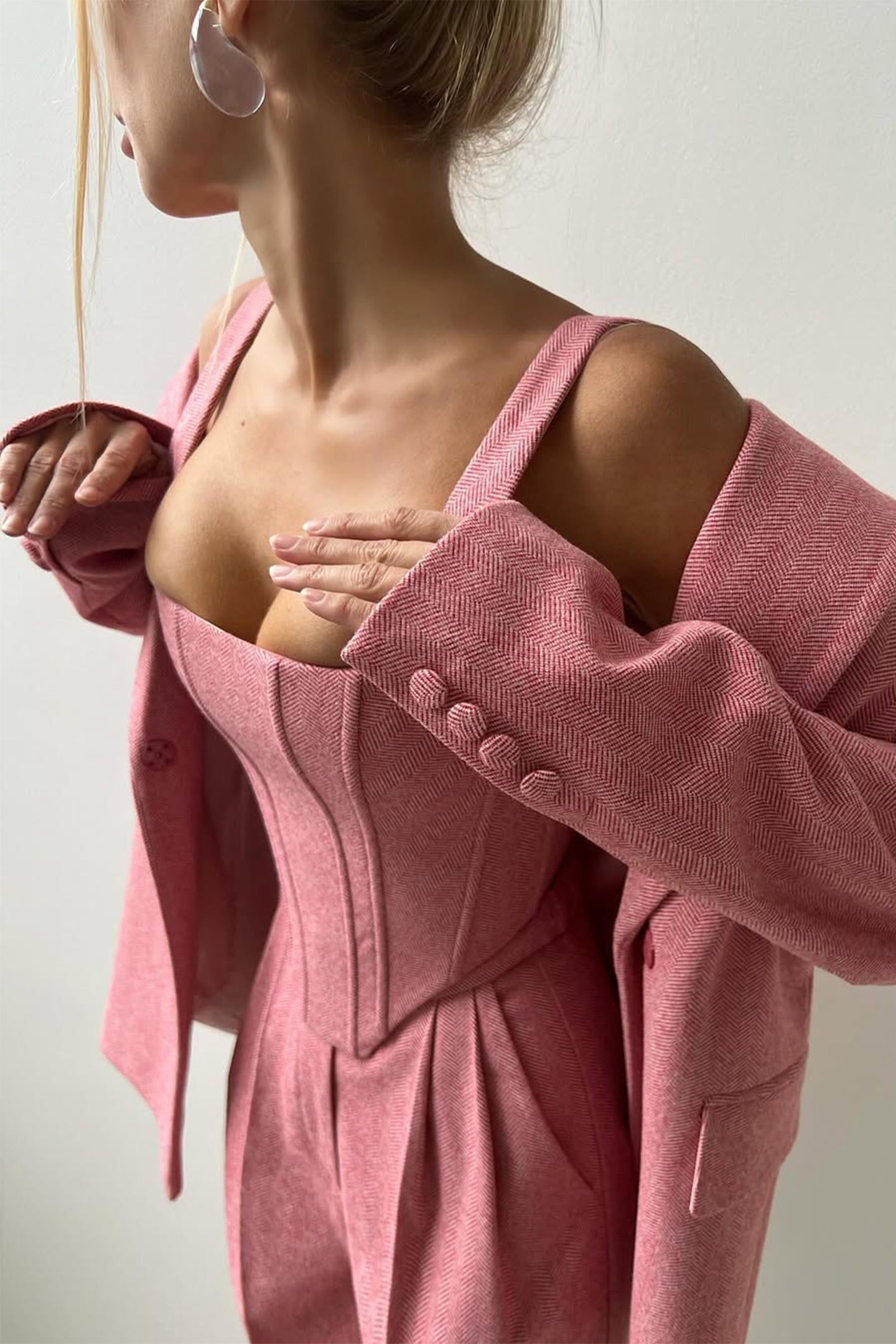 Elegance™ | Conjunto de tres piezas con blazer cruzado