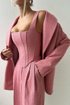 Elegance™ | Conjunto de tres piezas con blazer cruzado