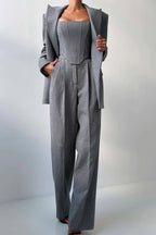 Elegance™ | Conjunto de tres piezas con blazer cruzado