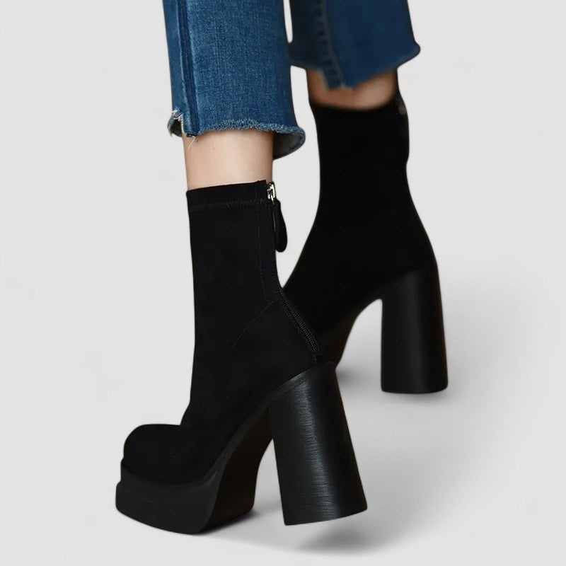 Olga™ | Botas con estilo moderno y la comodidad de la gamuza
