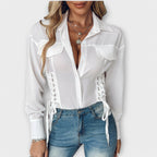 Natalie™ | Blusa de manga larga