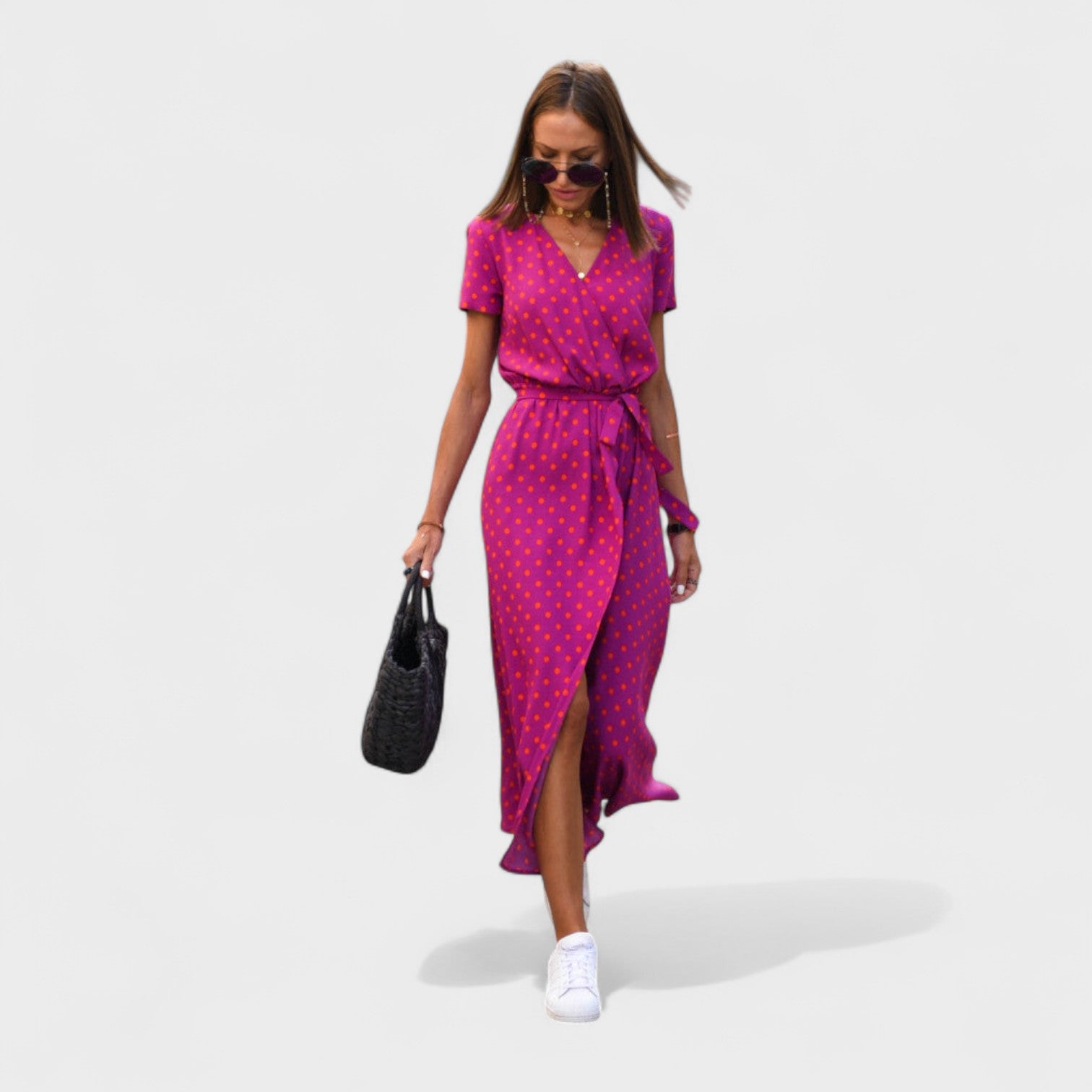 Vestido Lirio Rosa™ | Estilo Boho Chic