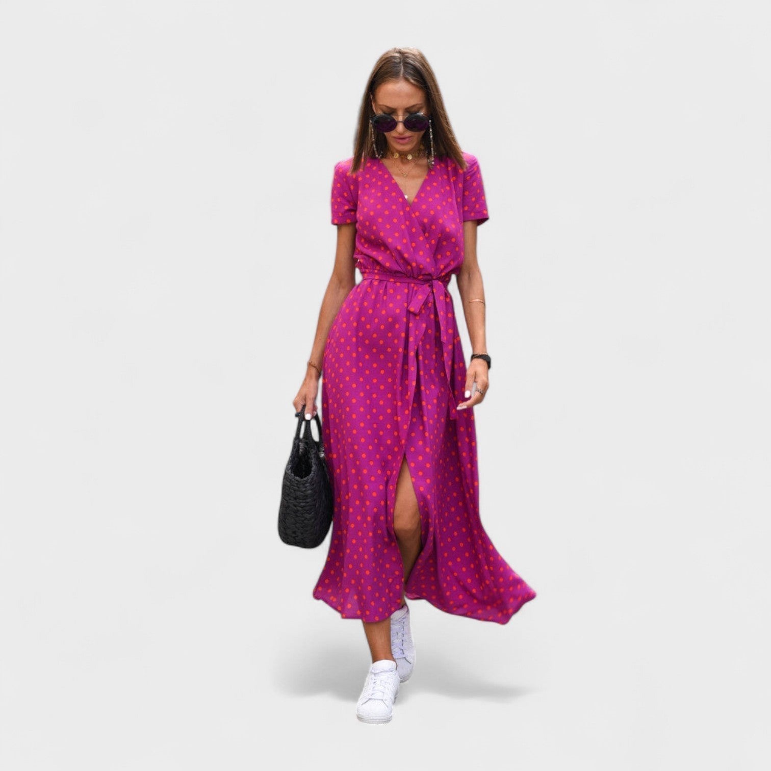 Vestido Lirio Rosa™ | Estilo Boho Chic