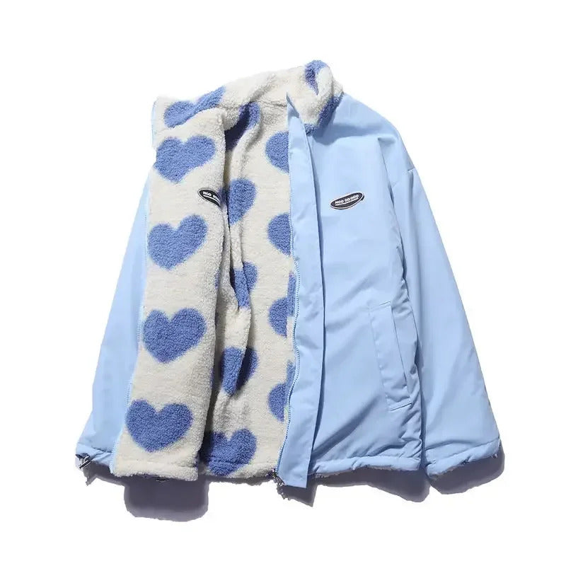 Cecil™ | Abrigo reversible de corazones