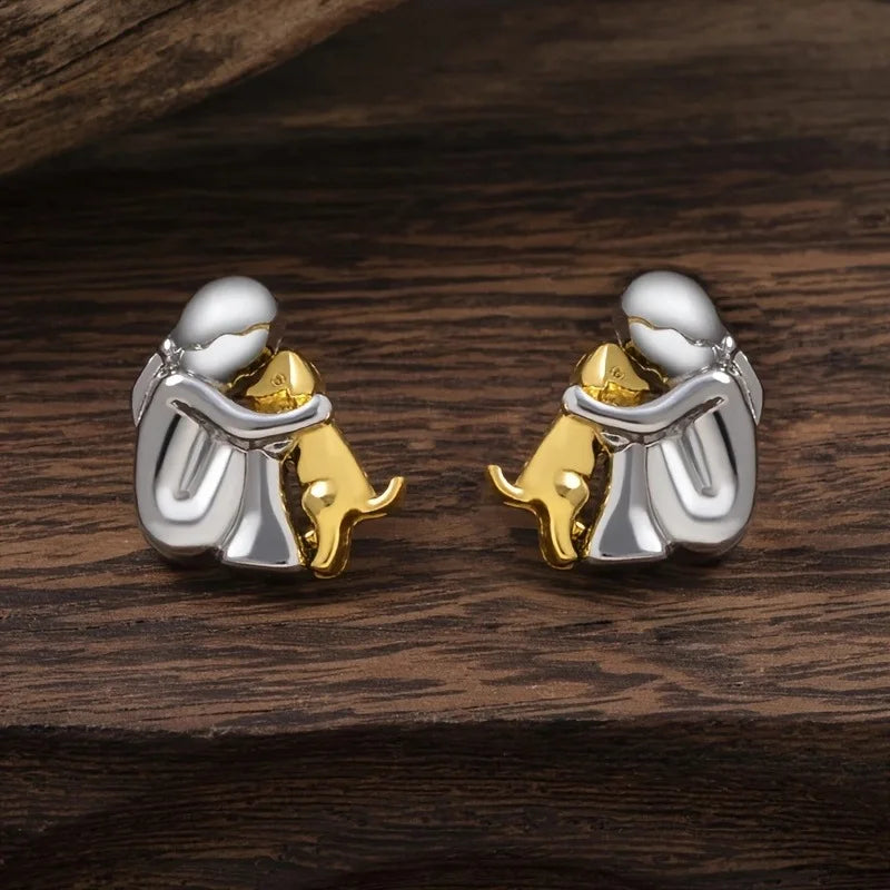 Pendientes Abrazo de Perro
