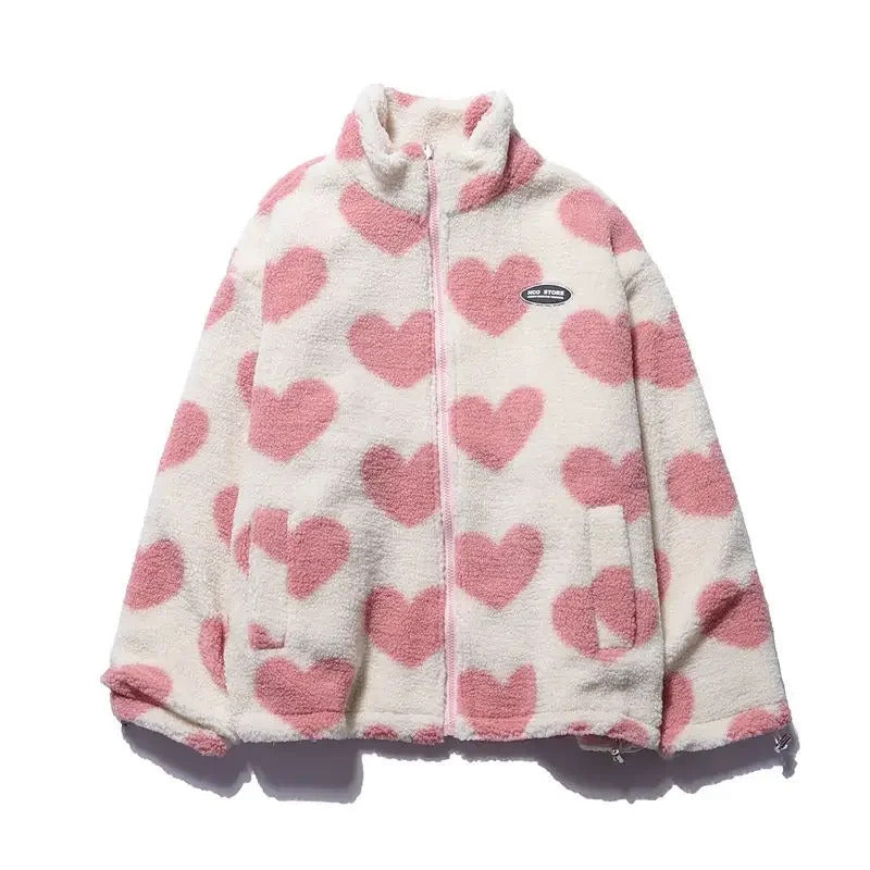 Cecil™ | Abrigo reversible de corazones