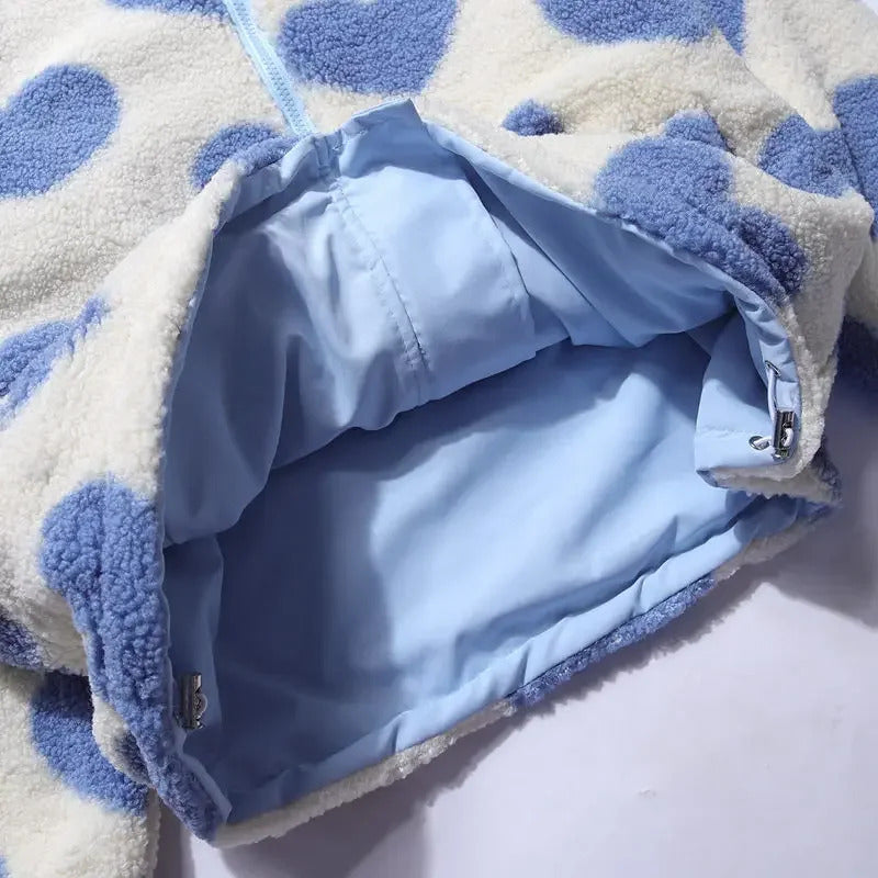 Cecil™ | Abrigo reversible de corazones