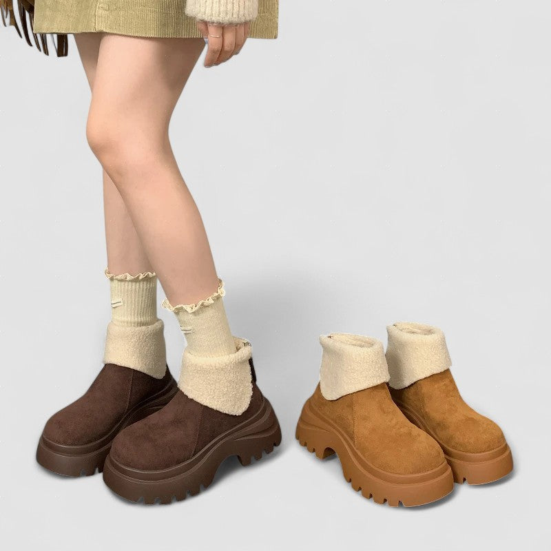 Jazmin™ | Plataforma gruesa y diseño minimalista para un invierno con estilo