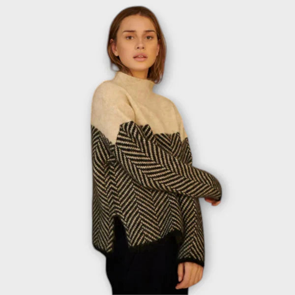 Marta™ | Suéter Suave de Cuello Alto