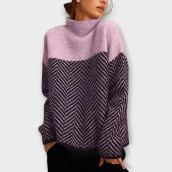 Marta™ | Suéter Suave de Cuello Alto