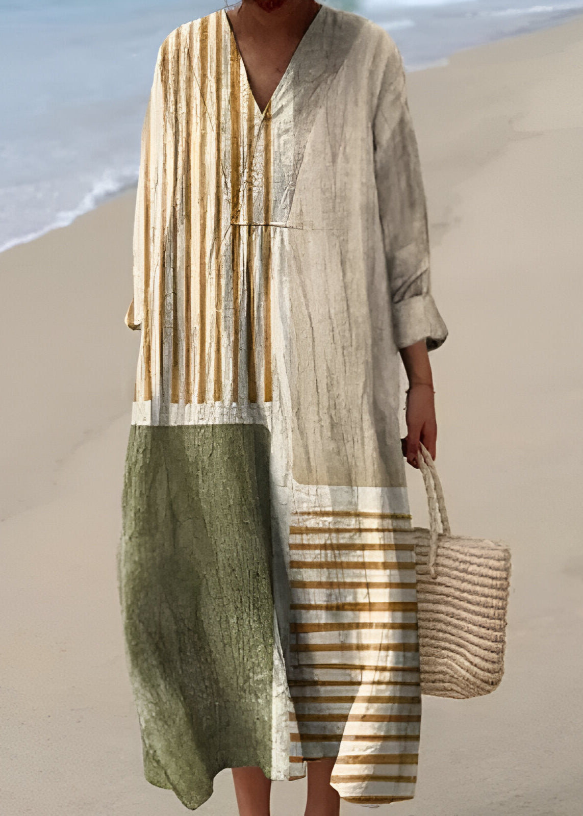 Imelda™ | Elegante vestido geométrico