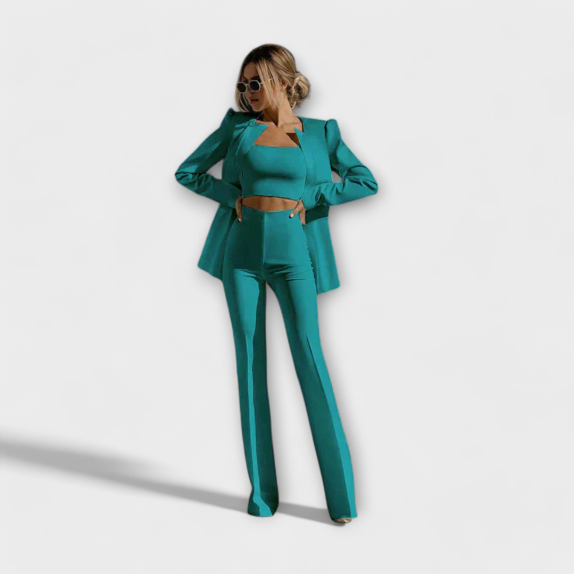 Selina™ | Elegante Conjunto de 3 Piezas (Blazer, Top y Pantalones)