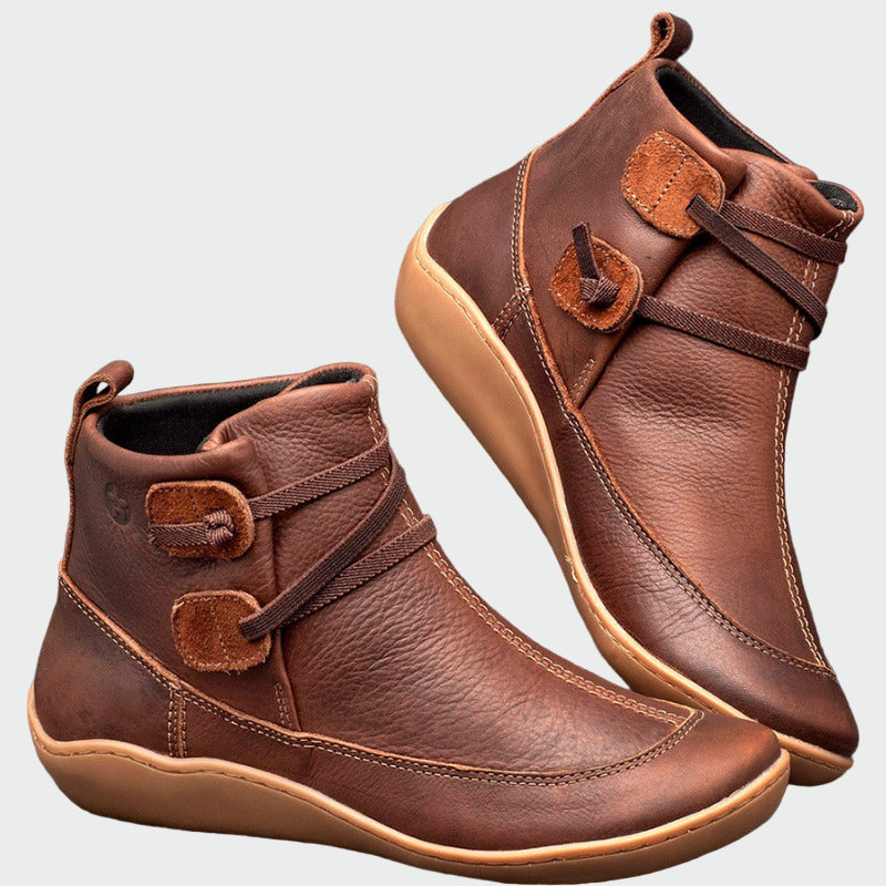 Botines ortopédicos de cuero premium