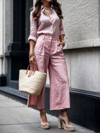 Isadora™ | Look Casual Chic en Rosa Suave