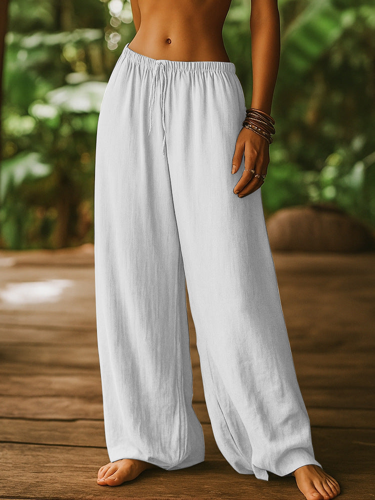 Cayenne™ | Pantalones de Algodón-Lino Sueltos