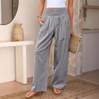 Plaid™ | Pantalones Largos Elegantes